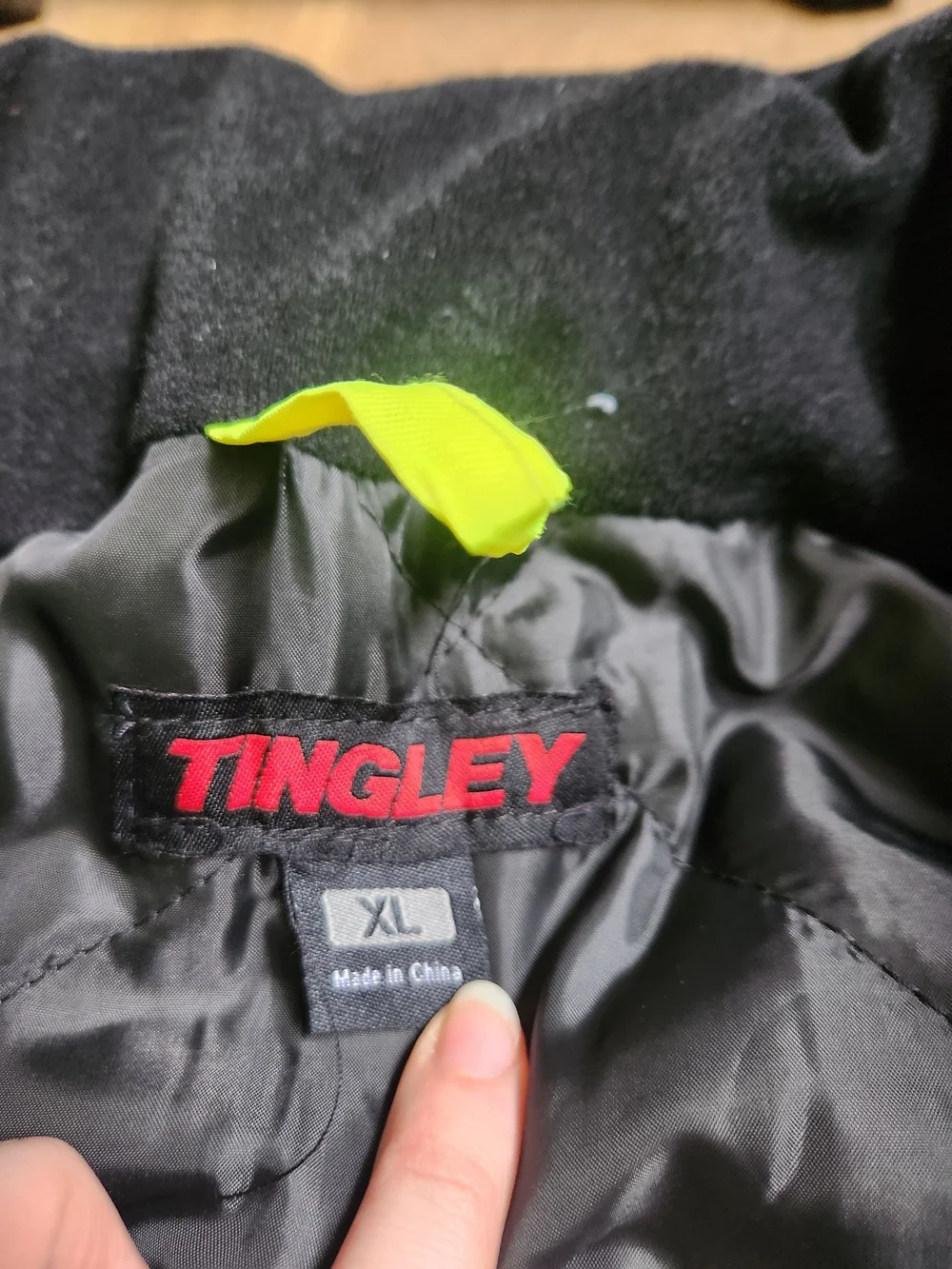 NWT Tingley Bomber II High-Visibility Yellow and Black Safety Work Jacket XL